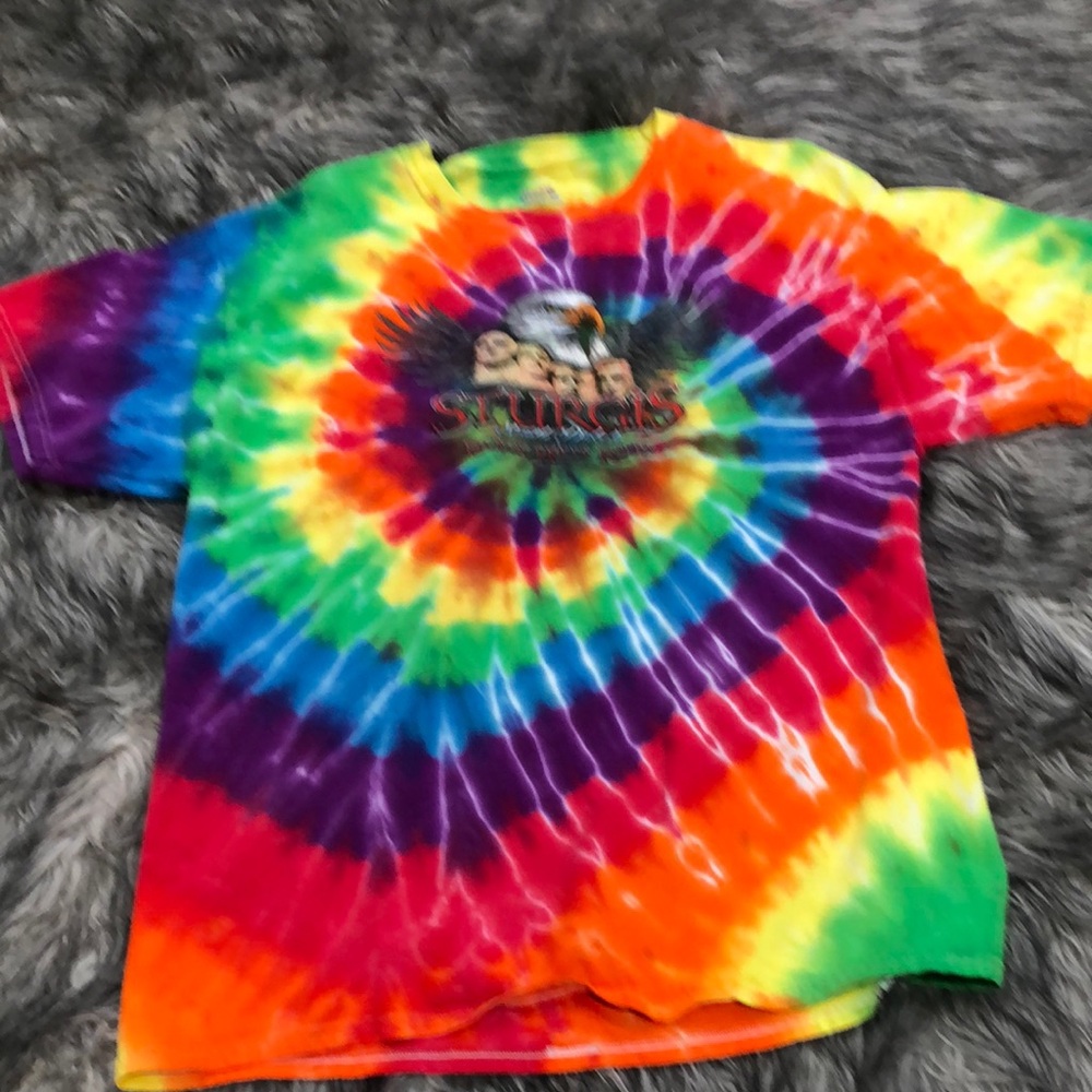 STURGIS commemorative Colorful Tie-Dye Shirt